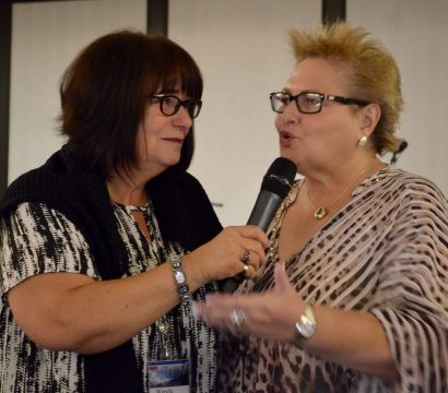 Wanda with Nancy McDaniel, Edmonton 2016